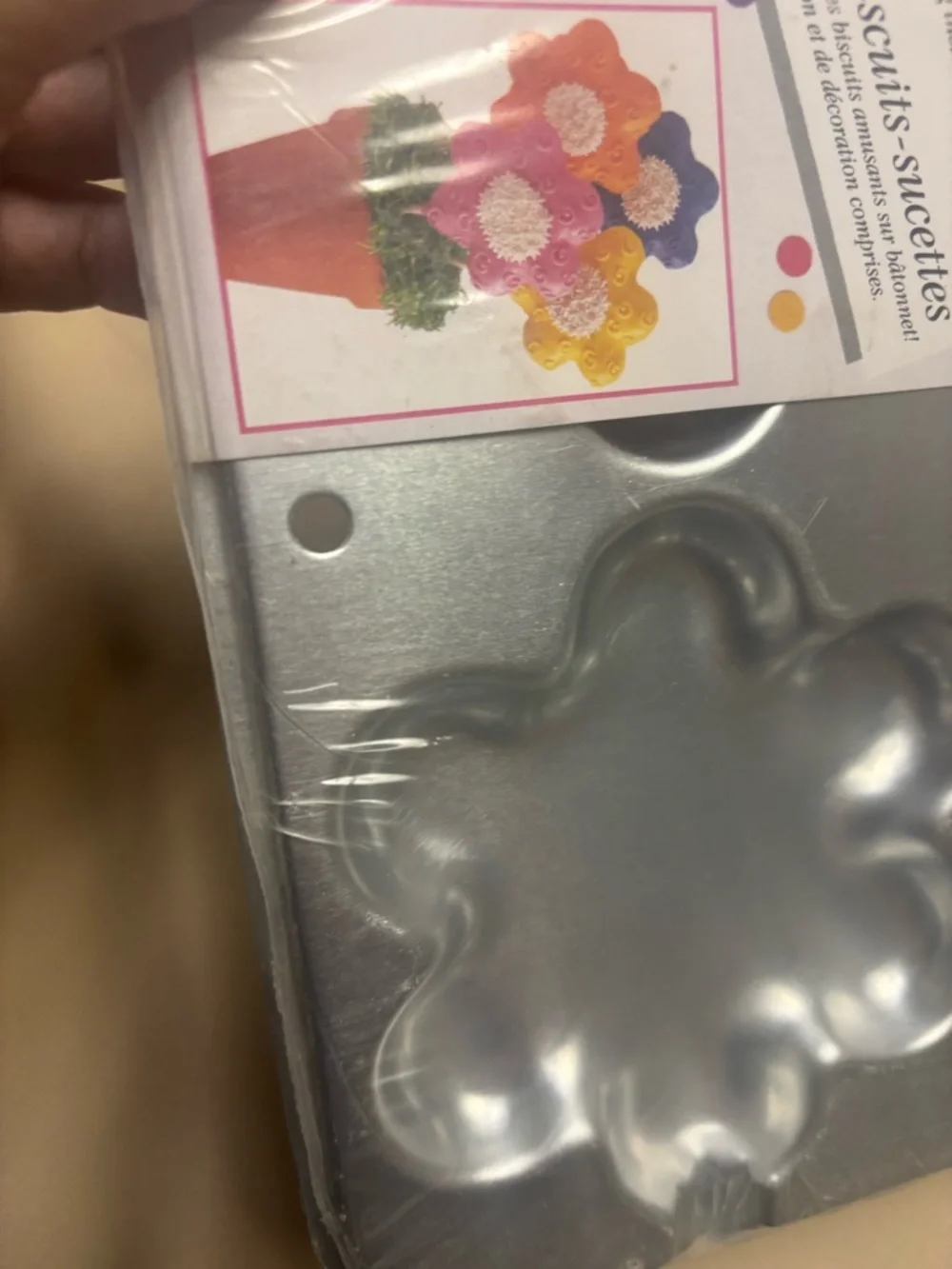 NEW‎ Wilton Blossom Pop Cookie Treat Pan Vintage 1999 Sealed Flowers Bouquet